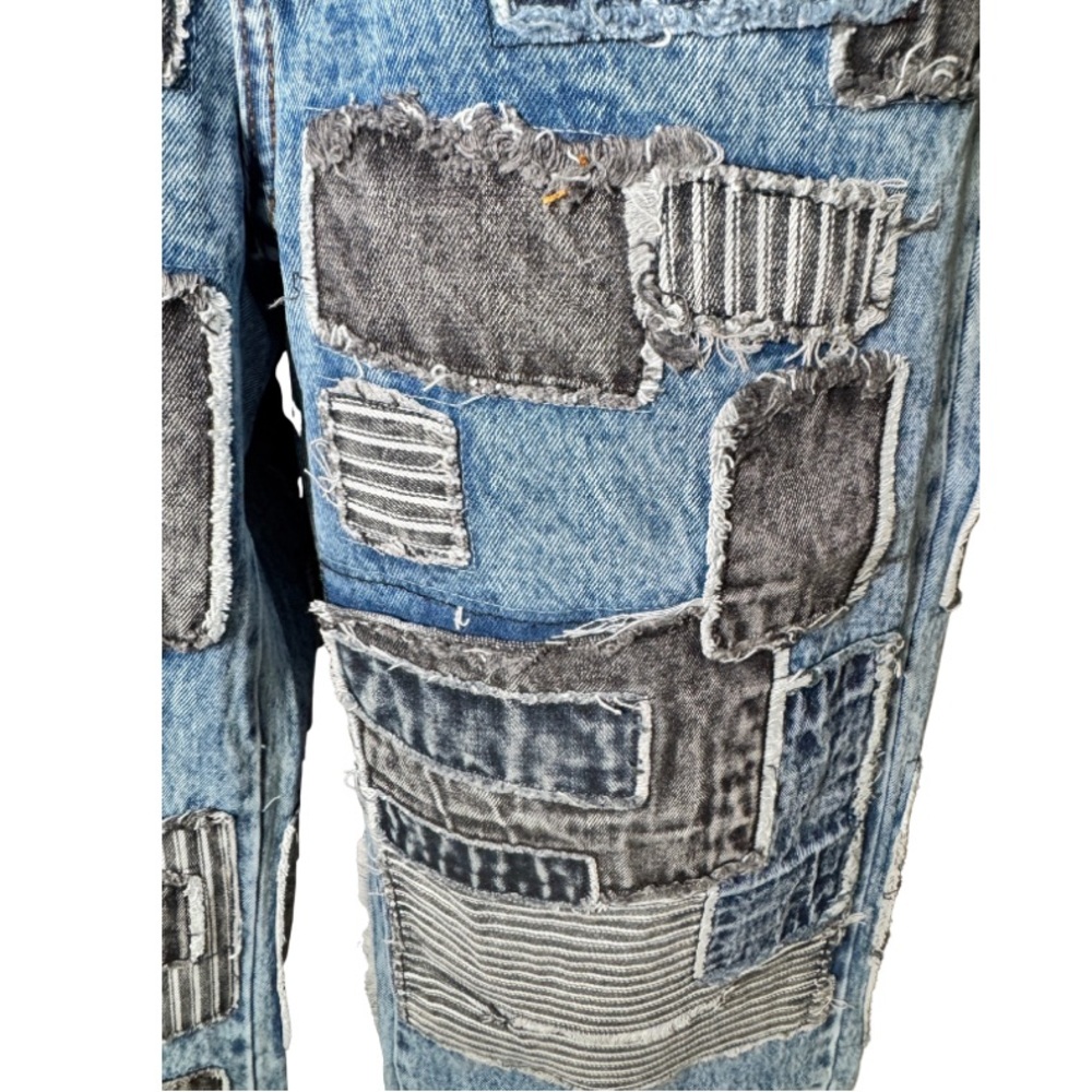 Oli & Hali Multi Square Straight Jeans size Small - Picture 3 of 3